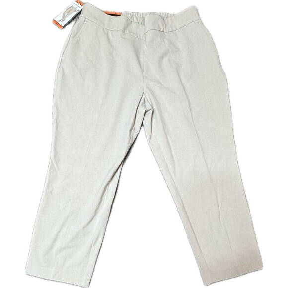 Hilary Radley Plus Size XXL Pull-On Slim Leg Pants Mid Rise with Pockets NWT - Picture 2 of 12